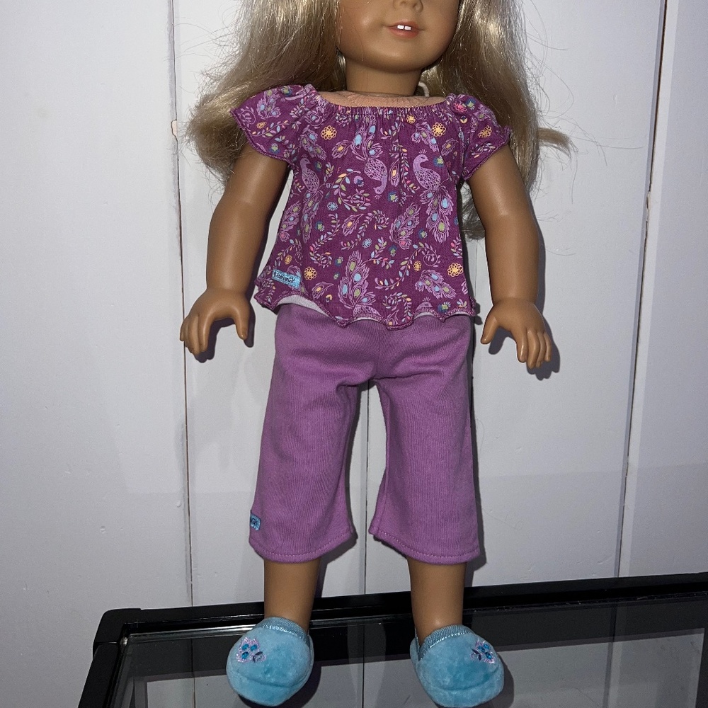American Girl Purple Peacock PJ’s